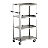 Lakeside Manufacturing 333 Linen Cart, Stainless