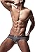 Joefeel Mens Sexy Cotton Low Rise Bikini Soft Breathable Shorts Boxers Briefs Underwear