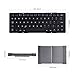 MoKo Universal Ultra-Slim Aluminum Wireless Foldable Bluetooth Keyboard - Black