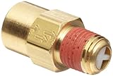 Control Devices Brass Ball Check Valve, 1/4" NPT Female x NPT Male