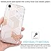 JAHOLAN Compatible with iPhone XR Case Bling Glitter Sparkle Rose Gold Marble Design Clear Bumper TPU Soft Rubber Silicone Cover Phone Case for iPhone XR 2018 6.1 inch Gold
