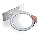 BIGWINNER Hair Dryer Holder, Wall Mounted Hair Blower Storage Organizer Hair Blow Dryer Holder for Bathroom/Bedroom, Stainless Steel