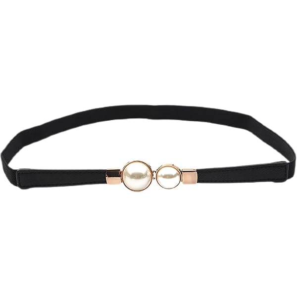 EAONE Skinny Belts for Women 5 Pack, Fashion Belts Stretch  display picture 1