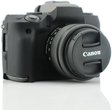 VIXFANNY Silicone Case Rubber Camera Body Protective Case Bag for Canon EOS M5 Digital Camera + MicroFiber Cloth - Black