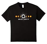 Kids Total Solar Eclipse August 21 2017 T Shirt 10 Black