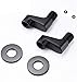 Aolemi Wall Mount 3-3/8 Inch Adapter Oil Rubbed Bronze Claw Foot Bathtub Faucet Adjustable Swing Arms Eccentric Screw Plus Size 2 Pack