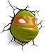 3DLightFX Nickelodeon TMNT Michelangelo 3D Deco Light