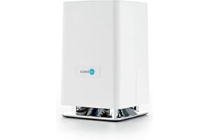 ScentAir Whisper Home | Diffuser Machine, Scents up to 800 Sq. Ft Room, Compatible with Alexa & Google, WiFi & Bluetooth Enabled, Cartridge Sold Separately, White