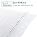 NTBAY Queen Pillowcase Set - 4 Pack Brushed Microfiber 20x30 Pillowcases - Soft, Wrinkle-Free, Fade-Resistant, Stain-Resistant, White Pillowcases with Envelope Closure - 20x30 Inches, White