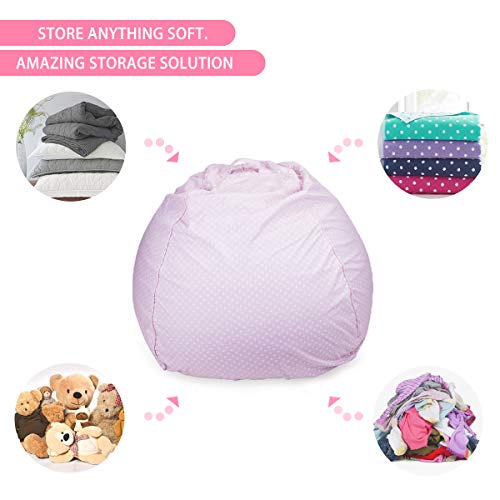 2 Stuffed+Animal+Storage+Bean+Dots%25EF%25BC%2589Comfortable
