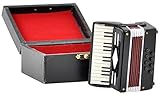 【Accordion】 1/6 Scale Miniature Musical Instrument