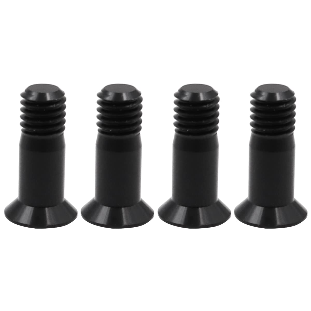 ANCLLO 4 Pcs Aluminum Alloy Bicycle Rear Derailleur Bolt Titanium Bolt Jockey Wheel Bolt Parts Bicycle Shifter Guide Roller Bolt Screw Mtb M5*14.2mm-Black