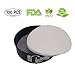 Baking Parchment Circles, Set of 100, 7 Inch Non Stick Round Parchment Paper for Springform Cake Tin, Toaster Oven, Microwave and so on