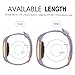 UMAXGET Compatible with Fitbit Charge 2 Bands, 3-Pack Soft Silicone Sport Adjustable Wristband Special Edition with Rose Gold Buckle for Men Women (Small, Black+Lavender+Slate)