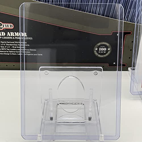 Rigid Top Loaders and Penny Sleeves 100ct (35pt) For2fied Card Armor