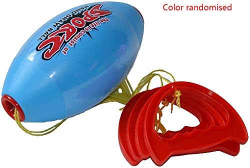 Minzhi Kids Shuttle Pull Ball Children Jumbo Speed Balls Through Pulling Toys Indoor Outdoor Game Playing Toys Random Color