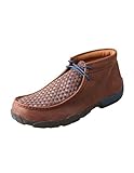 Twisted X Casual Shoes Mens Mocs Checkerboard Lace Brown Blue MDM0030