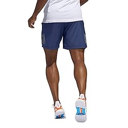 adidas mens Own The Run Shorts Tech Indigo/Black