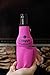 Beer Bottle Chuggie With Two Pockets, Holds Phone, Keys and Accesories, 3mm High Quality Neoprene (Pink)
