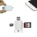 iMoreGro SD Card Reader,3 in 1 Micro SD/Memory/TF Card Adapter, Micro USB OTG Connector, Camera Card Viewer, External Storage Memory Compatible with iOS/Android Phones//Mac/PC