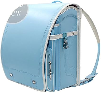 Amazon シーファニー Cfanny ランドセル 16 男の子 女の子 シンプル フラットファイル対応 クラリーノ 軽量 水色 ランドセル 文房具 オフィス用品