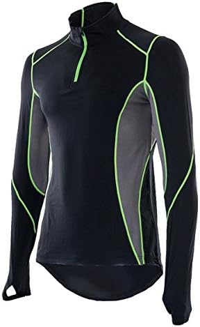 Yamashiro humbly made BodyRegulator thermal barrier inner shirt long sleeve / zip-up BLACK MYKI-101