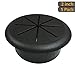 ANZESER Desk Grommet 2 inch Black, Flexible Cable Grommet, 2 inch Grommet 5 Pack, Desk Hole Cover for Cables