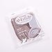 FaSoLa Bathroom Warmer Washable Cloth Toilet Seat Cover Pads (Brown)