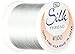 YLI Silk Thread 100wt 200m, Light Silver