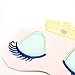 MaisonMaxx Cute Sleeping Mask Gel Pad Eye Mask with Hot & Cold Therapy Insomnia Blindfold Contoured for Men, Women, Girls, Kids Gifts, and for Travel, Meditation,Bedtime(Pink)