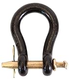 Koch Industries 4002593 Koch /M8195 Heat Treated Heavy Duty Straight Clevis, 1 in X 5-5/16 X 1-5/8 in L, 25000 Lb, 1", Black