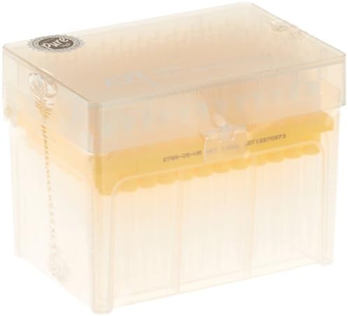 MBP Pipet Tips with Filter Racked, Pre-Sterilized, Low Retention, Hinged Covers, 1200µl Capacity (Case of 3200)