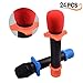 Handheld Microphone Windscreen Foam Cover and Anti-Roll Device - 8Pc High-Density Mic Foam + 8Pc Anti-Rolling Mic Protection Silicone Ring + 8Pc Bottom Rod Sleeve Holder Set for KTV Device (24Pc)