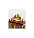 HearthSong Classic 255-Piece Wooden Domino Race Set with Dominoes, Ramp, Obstacles, and a Starting Wand