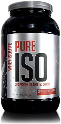 PUMPD Labs Pure Iso Whey Isolate Protein Powder - Naturally Sweetened Chocolate Milkshake Flavor - Low Carb, Low Calorie, Non-GMO, Lactose Free, Gluten Free, Great for Weight Loss & Bodybuilding