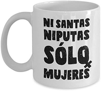 Funny Mug-Ni santas niputas solo mujeres Coffee Mug -Cool Gift funny