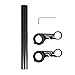 Kbrotech Bike Handlebar Extender Double Handlebar Extension Carbon Fiber Mount Holder with Aluminum Alloy Bracket Space Saver