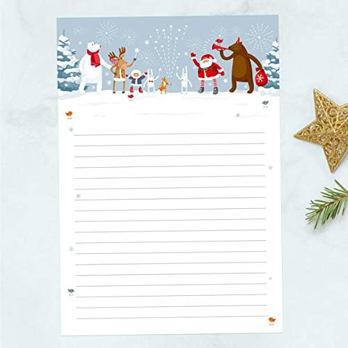 Premium Christmas Wish List Notelet Letter Writing Set