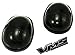 VMS RACING CAB ROOF Running Lights Markers 3 Piece Set COVERS with BASE Assembly in SMOKED Lenses CRL 264155BK (with Built-in LED Amber Bulbs) Compatible with CHEVY SILVERADO 1500 2500 3500 2002-2007