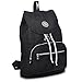 ZYSUN Fashion Travel School Backpacks LightWeight Bag for College Girls Womens(604,black)