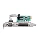 SHINESTAR PCIe Serial Parallel Port Combo Card with Low Profile Bracket, PCI Express to RS-232 COM and DB25 LPT Printer Adapter, WCH382 Chip Support Win XP / 7/8