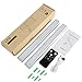Litake Under Cabinet Lighting Rechargeable,32 LED Wireless LED Closet Lights with Remote, Stick On Anywhere Magnetic Dimmable LED Night Light with Timer for Kitchen Bedroom,2 Packs