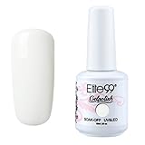 Elite99 Soak-Off UV LED Gel Polish Nail Art Manicure Lacquer White 003 15ml