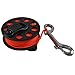 Scuba Choice Scuba Diving Compact Finger Spool with Plastic Handle, 65', Orange Line