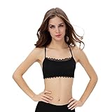 DaySeventh Women 2016 Lace Strap Backless Wrapped Chest Tank Crop Top BK