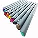 Fineliner Color Pen Set 0.38mm Fine Line Colored Drawing Pen 10-Count Assorted Colors (10 Color)