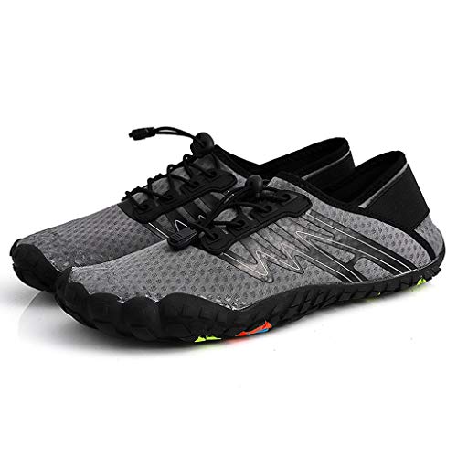 SMALLE ◕‿◕ Aqua Water Shoes for Women Men, Mens Womens Aqua Beach Water Shoes Quick Dry Barefoot Pool Running Diving Swim