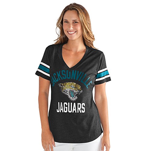 NFL Jacksonville Jaguars Women's The Big Game Tee, X-Large, Black