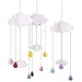 Baby Shower Party Decorations, Baby Room Decor Kids Room Decorations for girls - DIY 3D Cloud Waterdrop Window Hangings Garland for Home Decorators by Azude