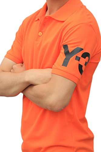Y-3 Yohji Yamamoto Classic Polo - Bold Logo on Sleeve - - Import